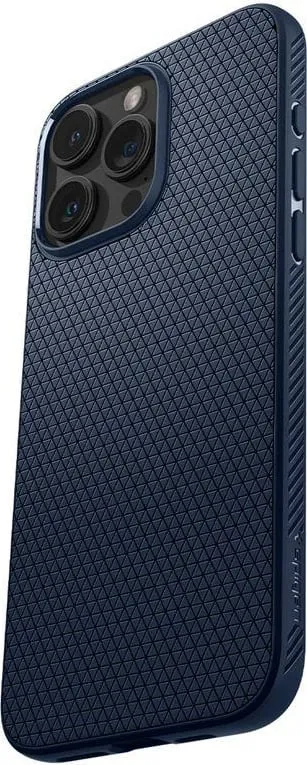 Mbështjellës Spigen Liquid Air për iPhone 15 Pro Max, Blu - 16