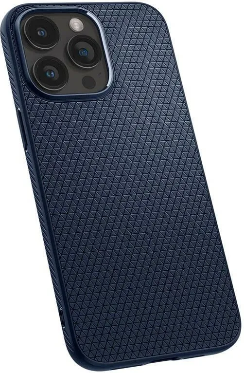 Mbështjellës Spigen Liquid Air për iPhone 15 Pro Max, Blu - 17
