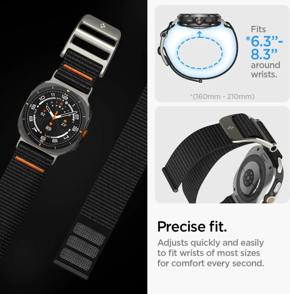 Rrip Spigen DuraPro për Samsung Galaxy Watch Ultra 47mm, Zi - 8