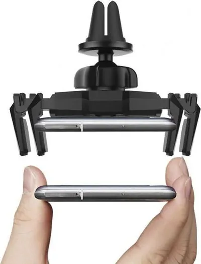 Mbajtës për celular Spigen Click.R, për veturë, i zi - 5