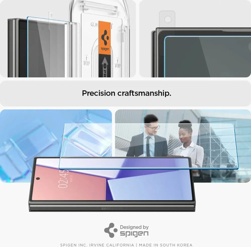 Xham i temperuar Spigen Glas.tR EZ Fit për Samsung Galaxy Z Fold 6, 2 copë - 14