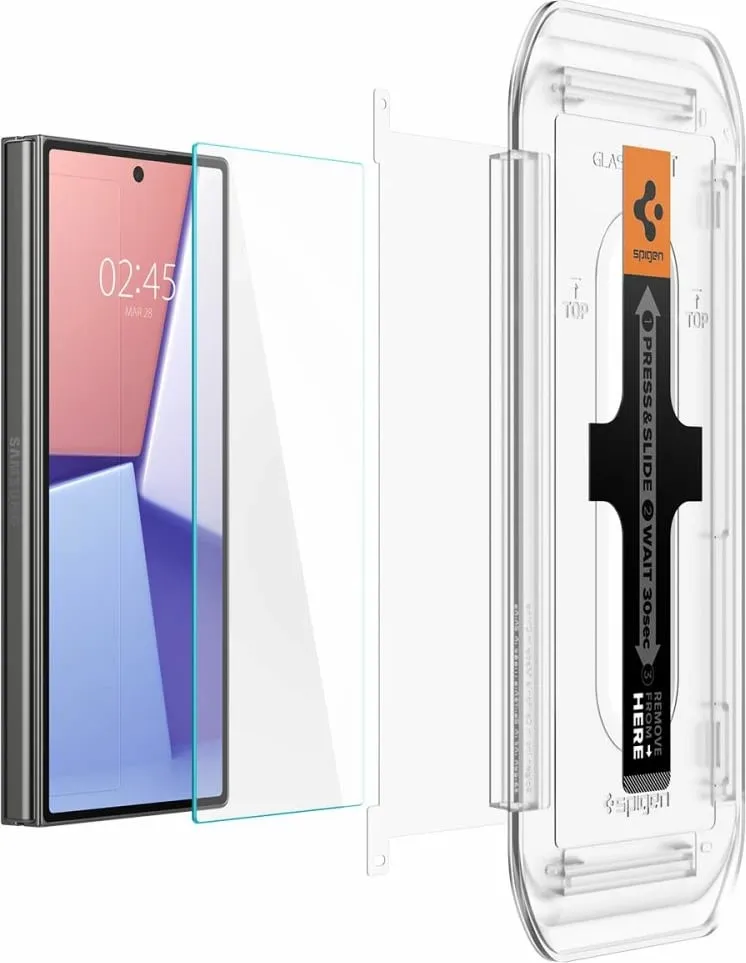Xham i temperuar Spigen Glas.tR EZ Fit për Samsung Galaxy Z Fold 6, 2 copë - 8