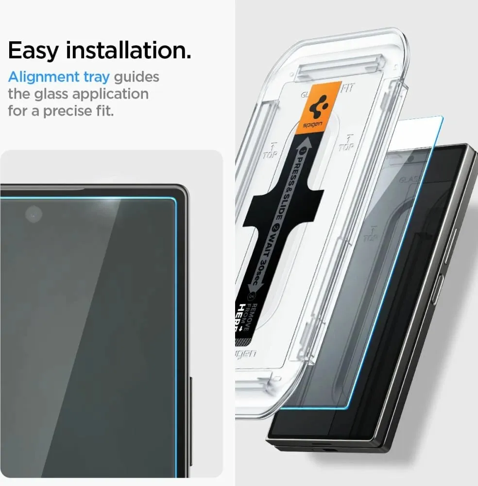 Xham i temperuar Spigen Glas.tR EZ Fit për Samsung Galaxy Z Fold 6, 2 copë - 10