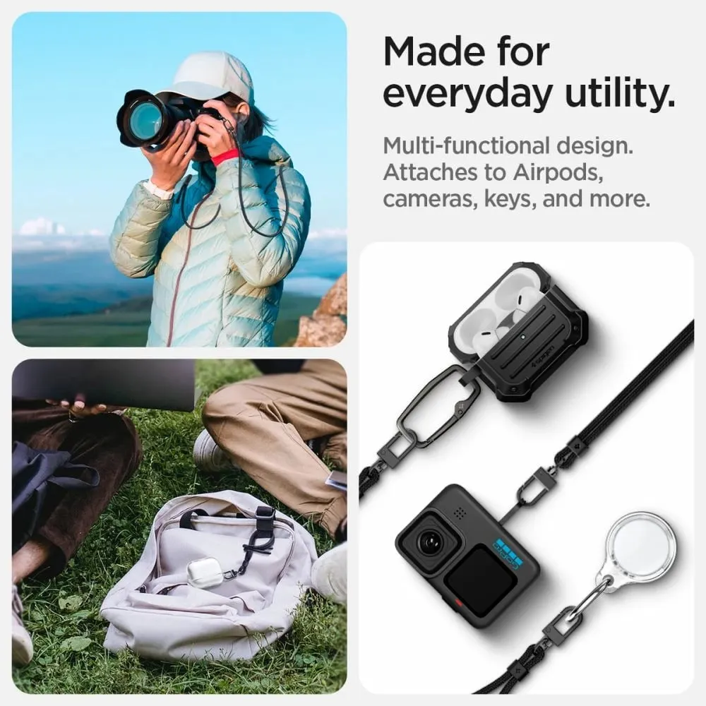Set rripash universal Spigen, Crossbody & Wrist Strap, ConTag Pad, i zi - 12