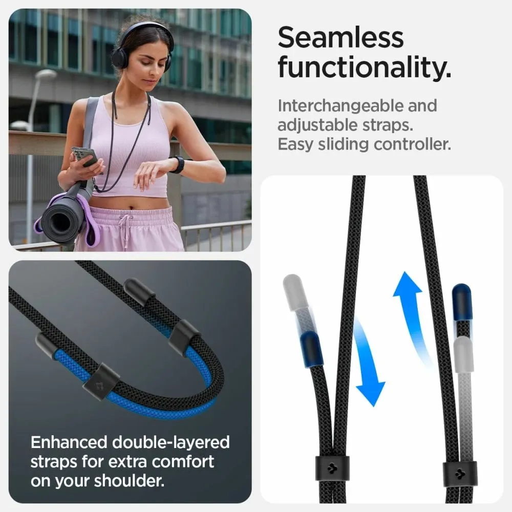 Set rripash universal Spigen, Crossbody & Wrist Strap, ConTag Pad, i zi - 16