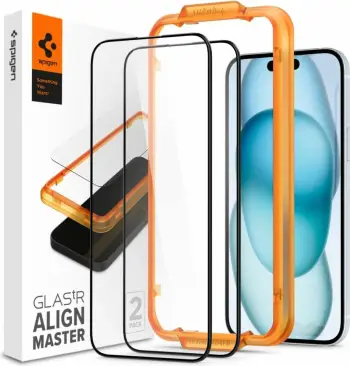 Mbrojtës ekrani Spigen Glas TR AlignMaster, xham i kalitur, transparent