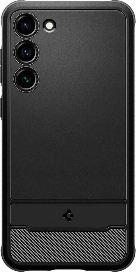 Mbështjellëse për Samsung Galaxy S23 Spigen Rugged Armor, e zezë - 2