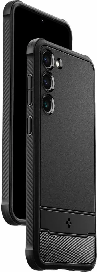 Mbështjellëse për Samsung Galaxy S23 Spigen Rugged Armor, e zezë - 8