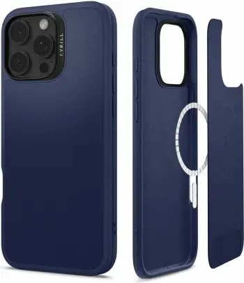 Mbështjellës Spigen Cyrill Kajuk Mag për iPhone 16 Pro, Kaltër/Kafe