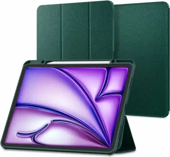 Mbrojtëse për tablet Spigen Urban Fit Smart Folio për iPad Air 13 2024/2025, e gjelbër