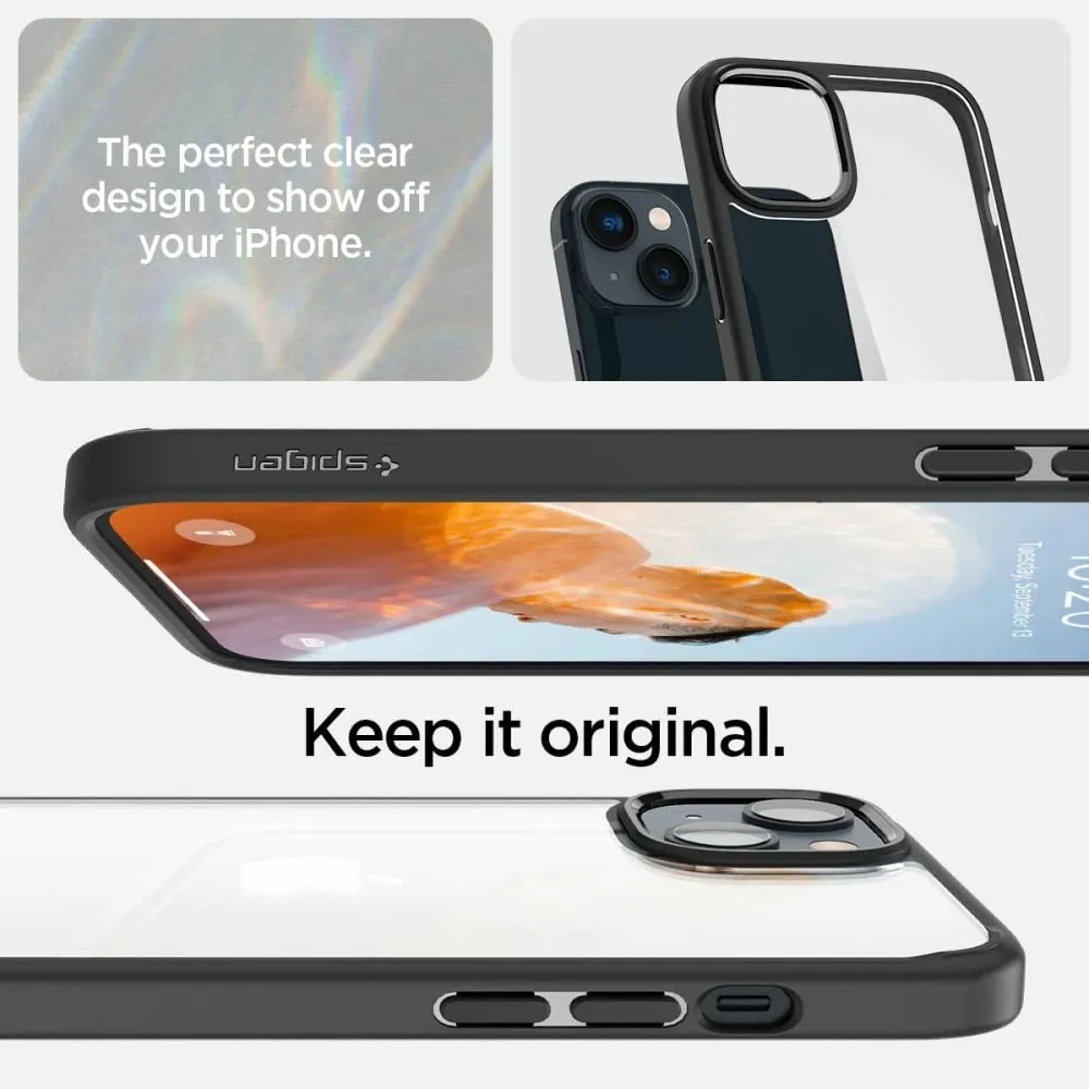 Mbrojtëse telefoni Spigen Ultra Hybrid, për iPhone 14 Plus 15 Plus, matte black - 2