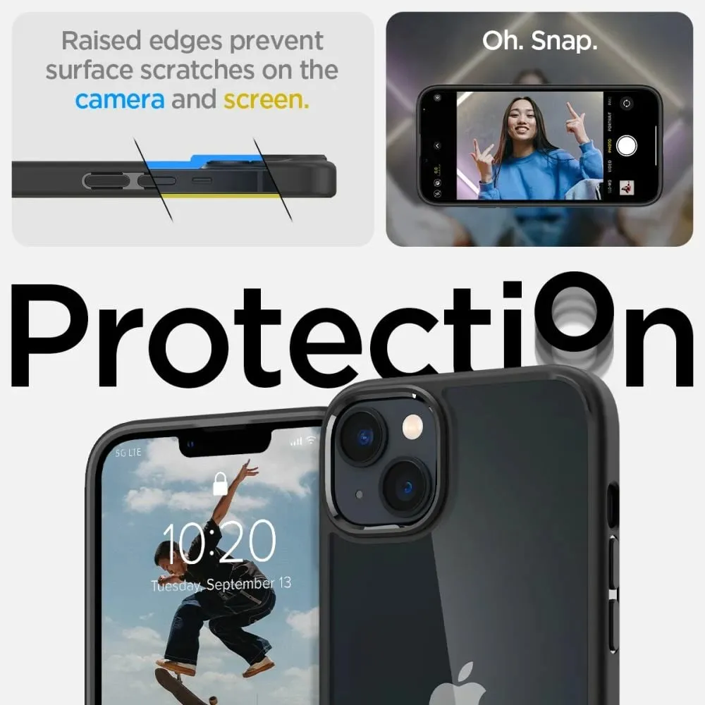 Mbrojtëse telefoni Spigen Ultra Hybrid, për iPhone 14 Plus 15 Plus, matte black - 4