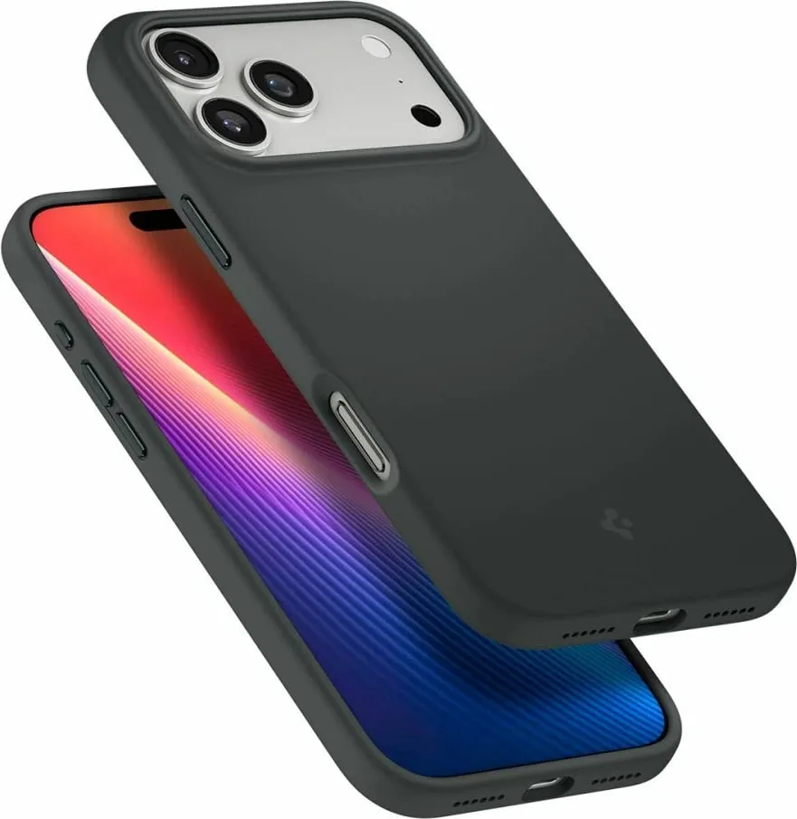 Mbështjellës Spigen Silicone Fit MagSafe për iPhone 17 Pro, Gjelbër - 6
