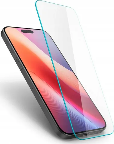 Xham mbrojtës Spigen Glas tR Slim HD, për iPhone 16 Pro, transparencë - 5