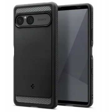 Mbështjellës telefoni Spigen Rugged Armor, Sony Xperia 10 VII, i zi matte