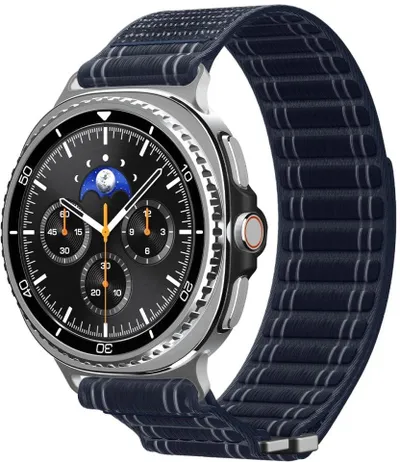 Rrip ore Spigen Fabric Band, tekstil, hook and loop, blu navy - 1