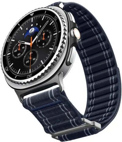 Rrip ore Spigen Fabric Band, tekstil, hook and loop, blu navy - 5
