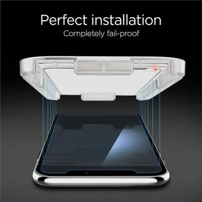 Xham mbrojtës Spigen Glas.tR EZ Fit për Apple iPhone XR - 2