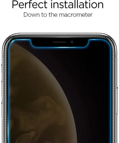 Xham mbrojtës Spigen Glas.tR EZ Fit për Apple iPhone XR - 4
