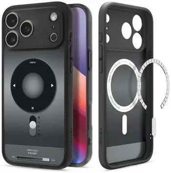 Mbulesë telefoni Spigen Ultra Hybrid MagSafe për iPhone 17 Pro Max, Classic Black, e zezë