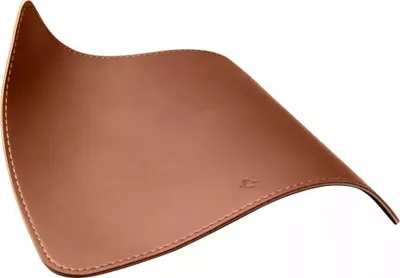 Mouse pad Spigen LD301, PU lëkurë, bazë gome kundër rrëshqitjes, kafe - 3