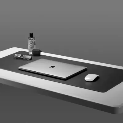 Mousepad Spigen LD302, i madh, kundër rrëshqitjes, i zi - 6