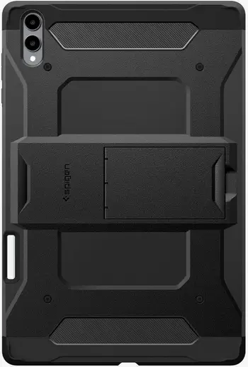 Mbulesë tablet Spigen Tough Armor Pro, Samsung Galaxy Tab S11 Ultra 14.6", mbrojtje kundër goditjeve, e zezë
