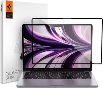 Xham mbrojtës Spigen Glass FC Filter për MacBook Air 13" 2022, 0.3mm, transparents