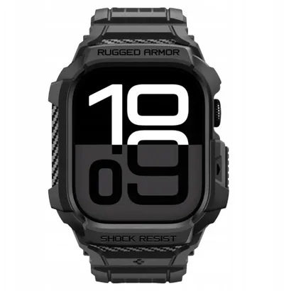Kopertinë Spigen Rugged Armor Pro 2 për Apple Watch 11 42mm, matte, e zezë - 2