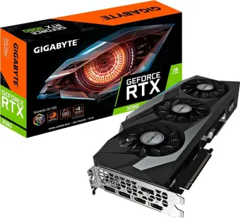 Kartelë grafike GeForce RTX 3080 Gaming OC 10GB GDDR6X (GV-N3080GAMING OC-10GD 2.0), LHR