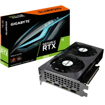 Kartelë grafike Gigabyte GV-N3050EAGLE OC-8GD NVIDIA GeForce RTX 3050 8 GB GDDR6