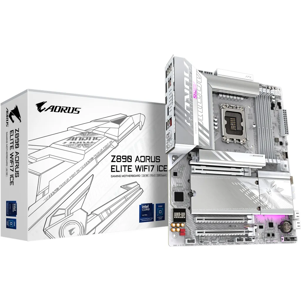 Pllakë Amë GIGA Z890 AORUS ELITE WIFI7 ICE S1851/DDR5/ATX - 1