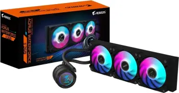 Ftohës likuid për CPU Gigabyte AORUS Waterforce II 360, radiator 360 mm, 3x 12 cm, i zi