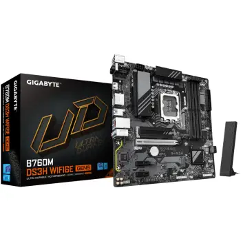 Pllakë Amë MB Intel 1700 Gigabyte B760M DS3H WF6E GEN5