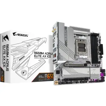Pllakë Amë Gigabyte B650M A ELITE AX ICE DDR5 mATX