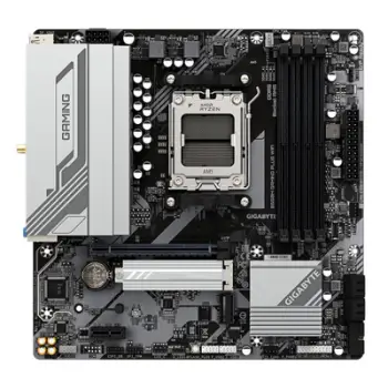 Pllakë amë Gigabyte B650M GAMING PLUS WF, Micro-ATX, DDR5, AMD AM5, e zezë