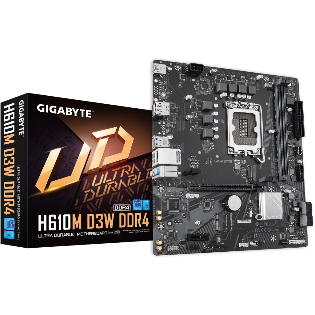 Pllakë Amë GIGABYTE H610M D3W - 1