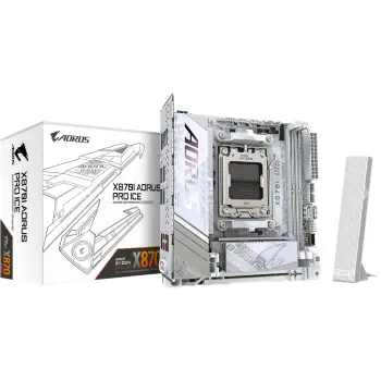 Pllakë Amë GIGA X870I AORUS PRO ICE X870/DDR5/M-ITX