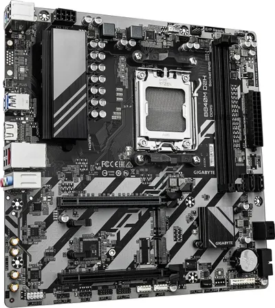 Pllakë amë Gigabyte B840M D2H, Socket AM5, DDR5, PCIe 4.0, 2.5GbE LAN, Micro ATX - 2