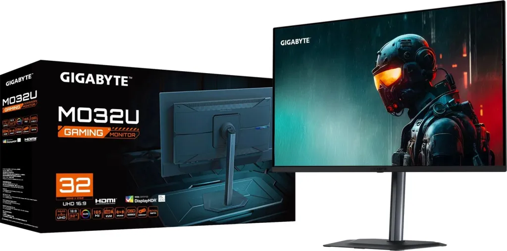 Monitor gaming GIGABYTE MO32U, 31.5", OLED 4K UHD, 165Hz, i zi - 6