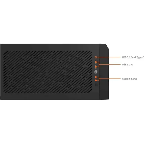 Shtëpizë E Zbrazet Gigabyte Aorus C500 Glass, Zi - 11