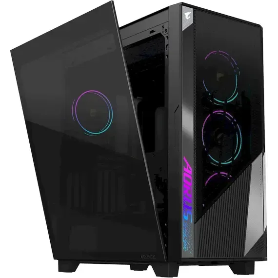 Shtëpizë E Zbrazet Gigabyte Aorus C500 Glass, Zi - 4