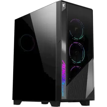 Shtëpizë E Zbrazet Gigabyte Aorus C500 Glass, Zi