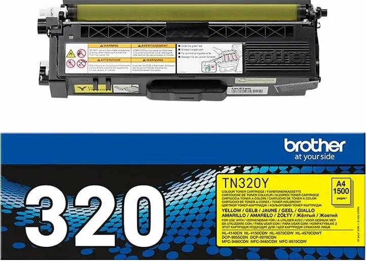Toner Brother TN-320Y, Yellow - 3