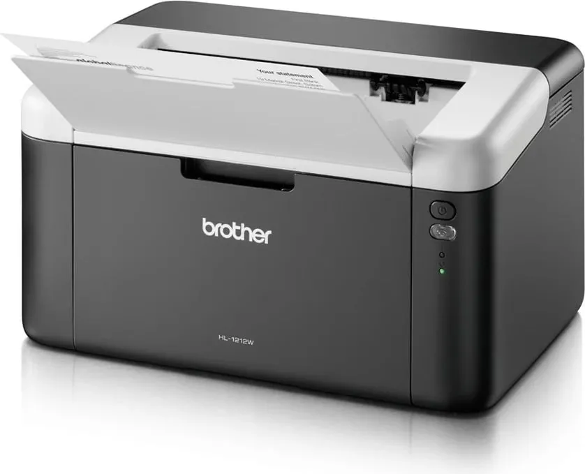 Printer Brother HL-1212W, laser, Wi-Fi, 20 faqe/min, bardhë/zi - 2