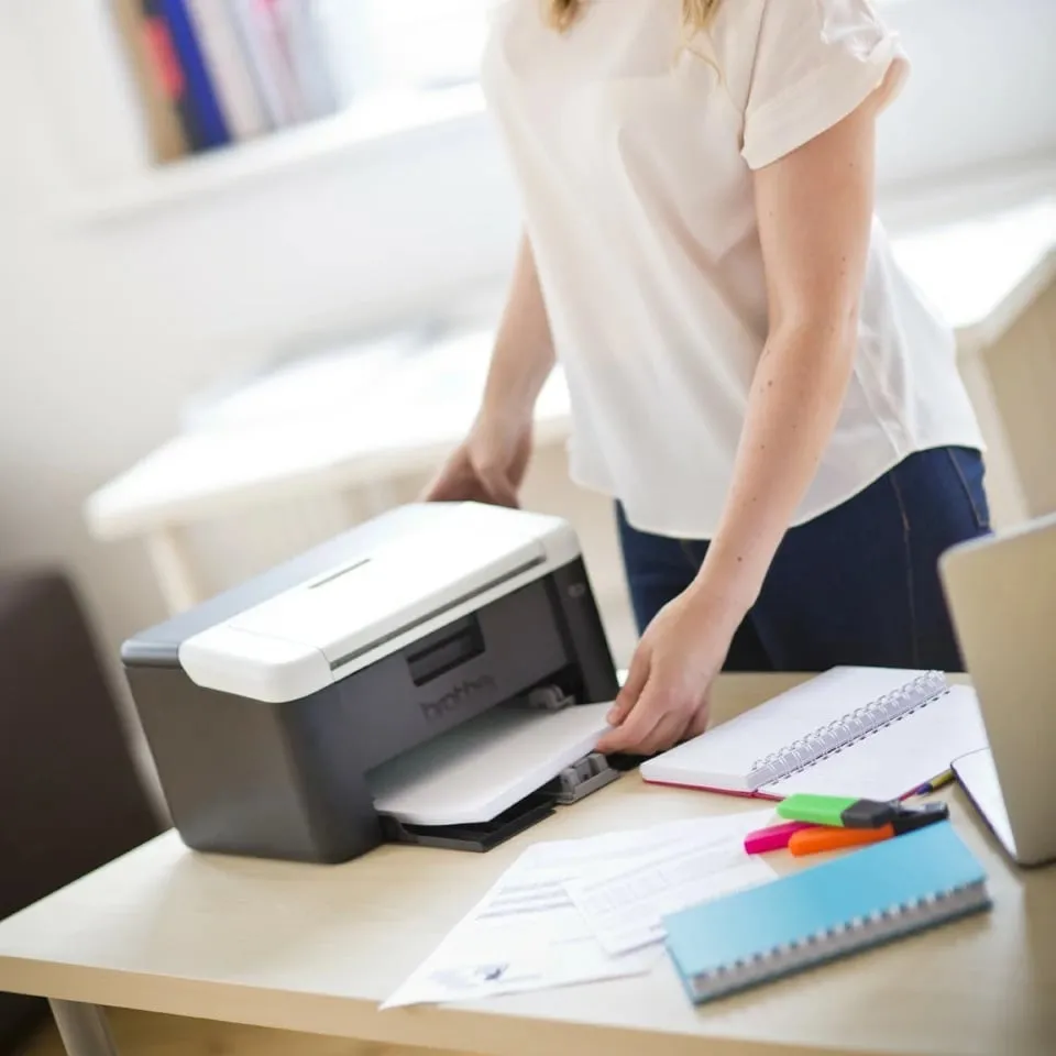 Printer Brother HL-1212W, laser, Wi-Fi, 20 faqe/min, bardhë/zi - 4