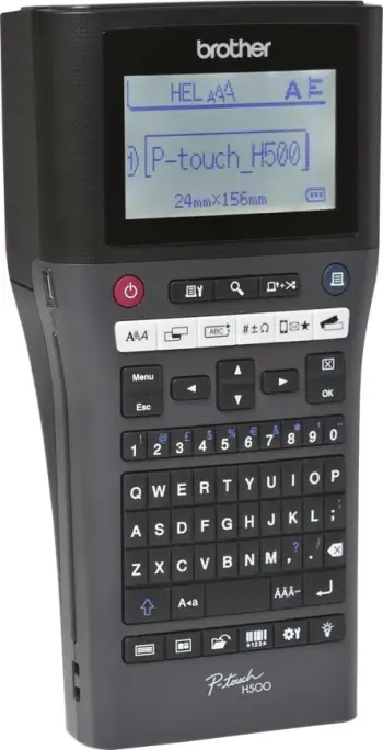 Printer etiketa Brother PT-H500, QWERTY, 180x180 DPI, USB, e zezë