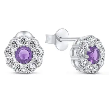 Vathë Brilio Silver Flowers EA331WAM