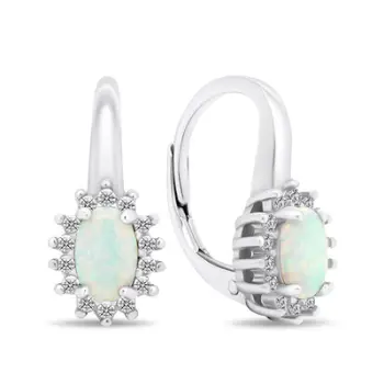 Vathё Brilio Silver Opals EA432W