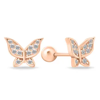 Vathë Brilio Silver Butterfly EA632R
